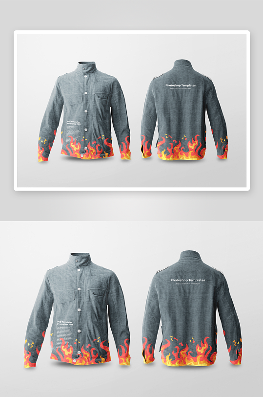 衣服样机mockup分层素材-众图网