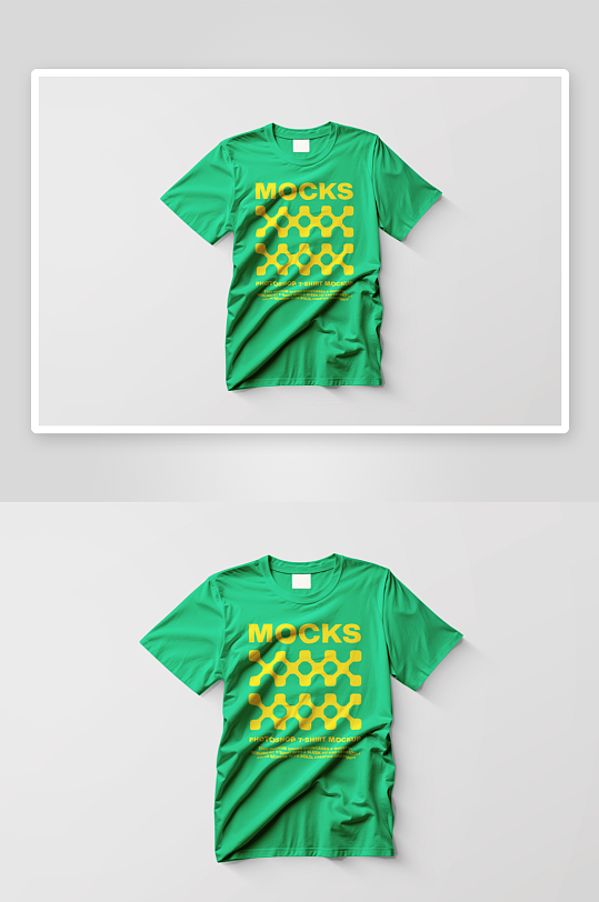 T恤样机mockup分层素材-众图网