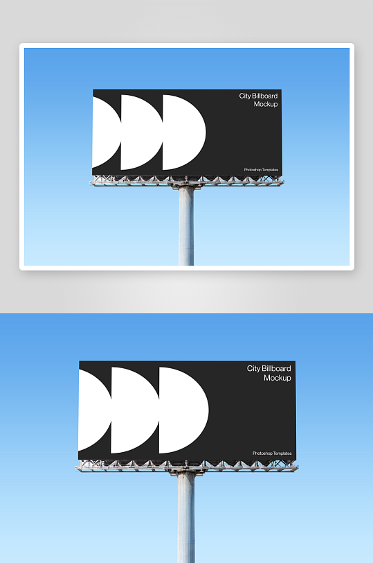 户外广告样机mockup分层素材-众图网