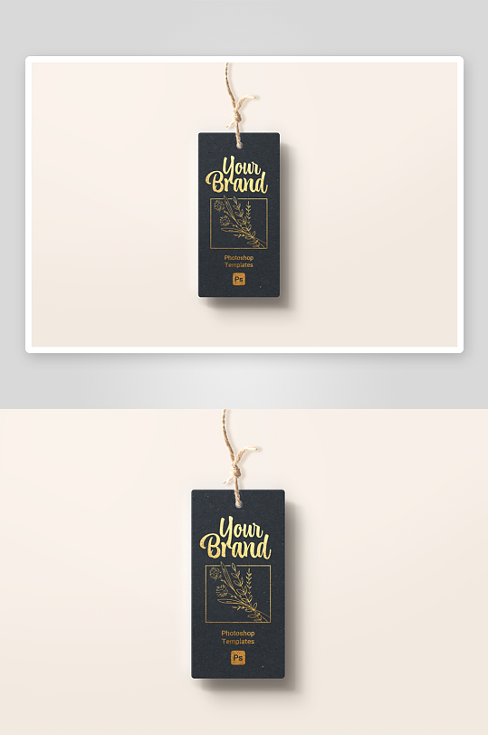 吊牌样机mockup分层素材-众图网