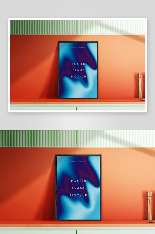 传单海报样机mockup分层素材-众图网