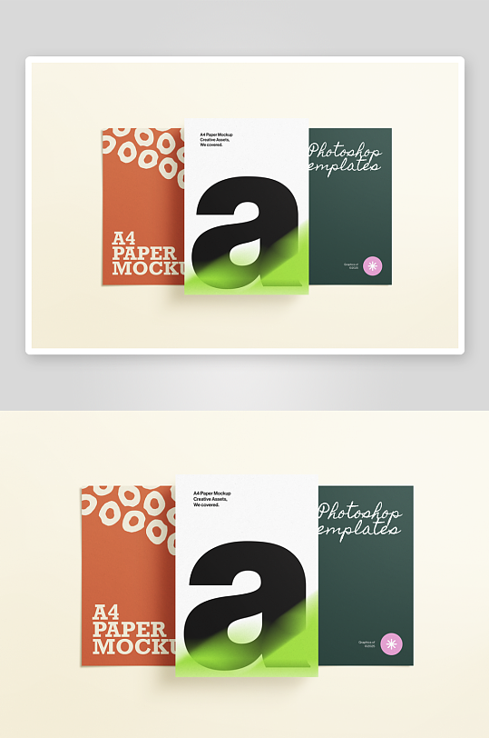 传单海报样机mockup分层素材-众图网