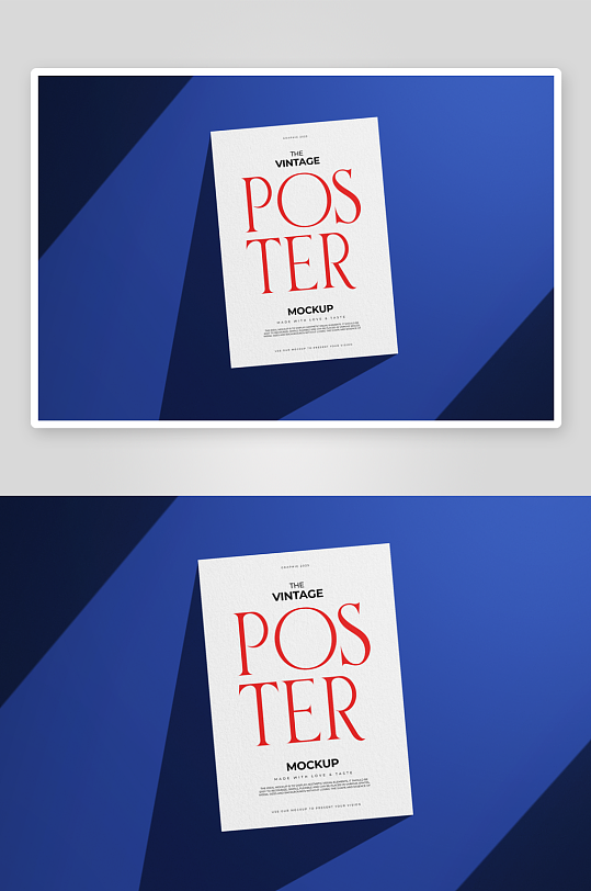 传单海报样机mockup分层素材-众图网