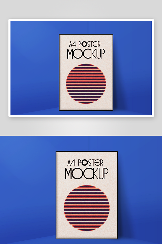 传单海报样机mockup分层素材-众图网