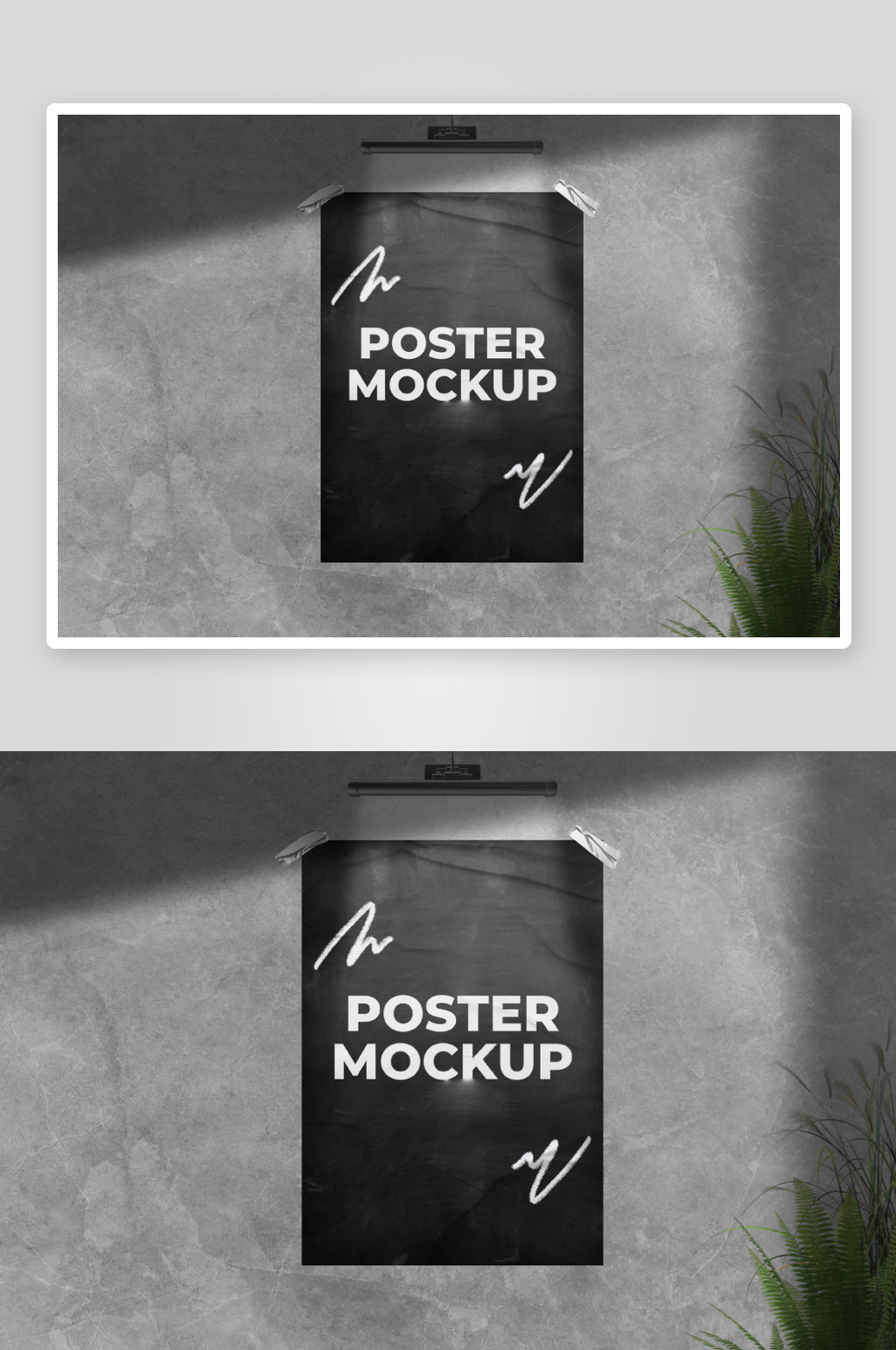 广告传单展示样机mockup分层素材素材