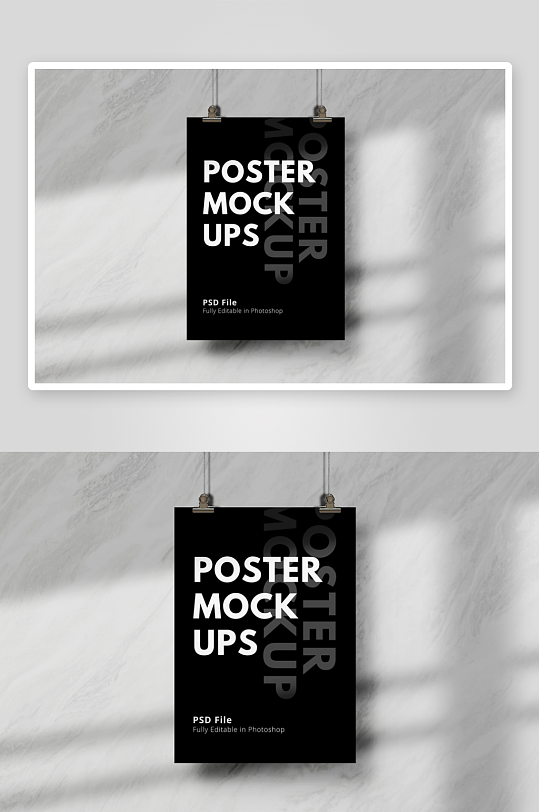 广告传单展示样机mockup分层素材-众图网