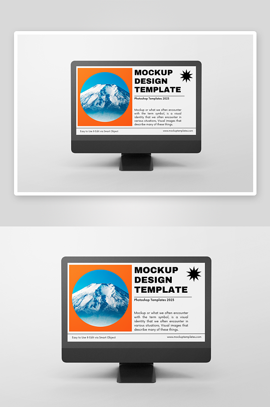电脑样机mockup分层素材-众图网