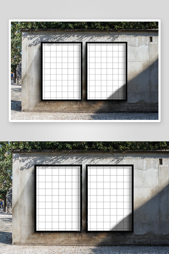 广告传单展示样机mockup分层素材-众图网