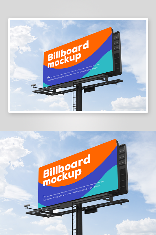 户外广告样机mockup分层素材-众图网