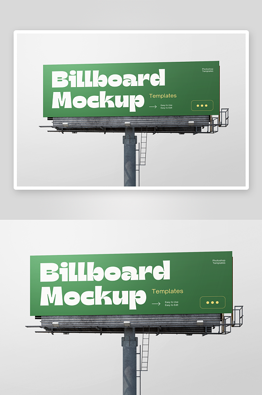 户外广告样机mockup分层素材-众图网