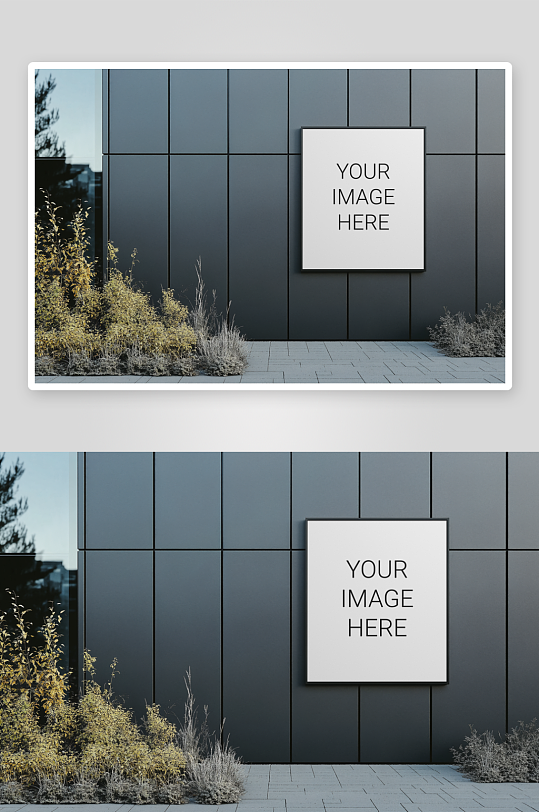 大型户外广告样机mockup分层素材-众图网