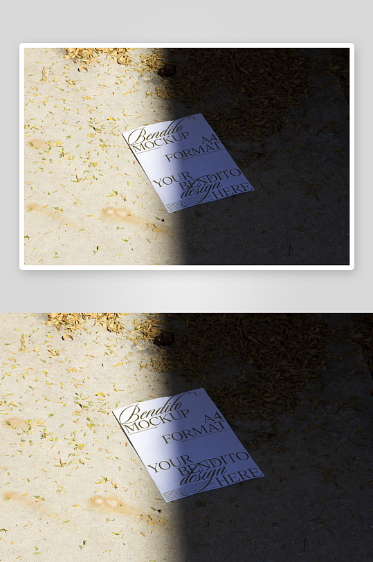 广告传单样机mockup分层素材-众图网