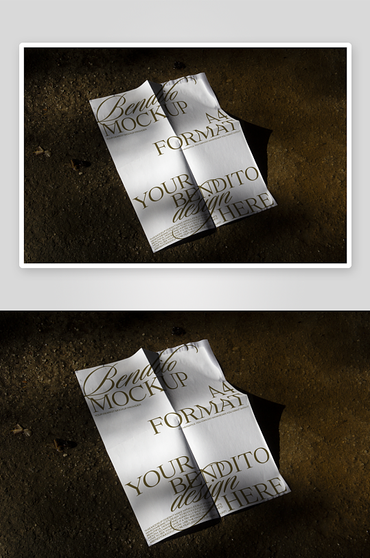 广告传单样机mockup分层素材-众图网