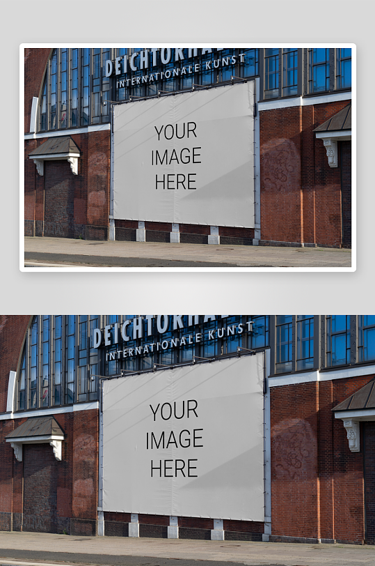 户外广告样机mockup分层素材-众图网
