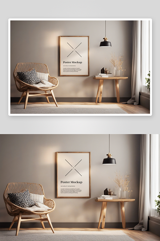 传单广告海报样机mockup分层素材-众图网