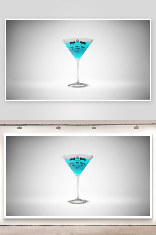 鸡尾酒杯样机mockup分层素材-众图网