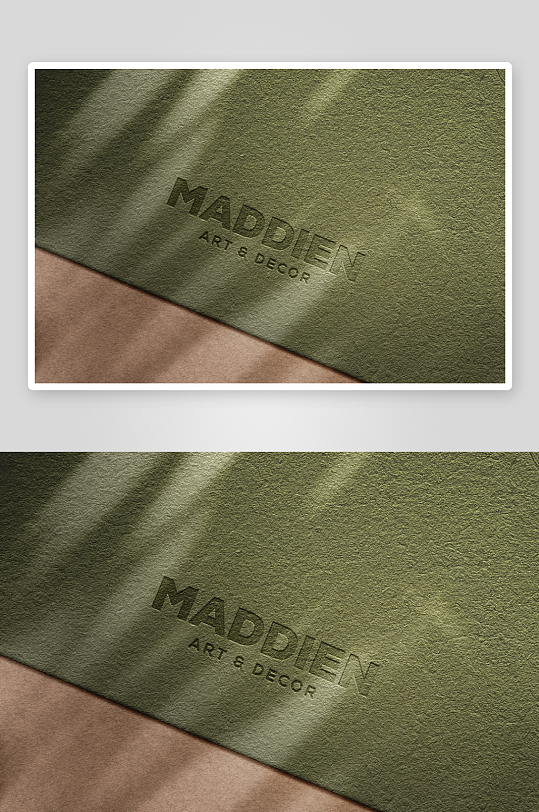 烫金LOGO样机mockup分层素材-众图网