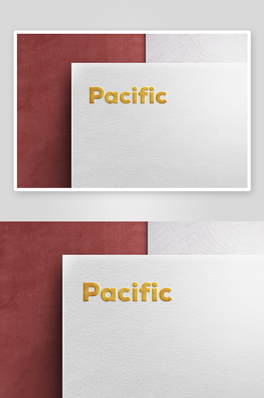 时尚高级LOGO样机mockup分层素材-众图网