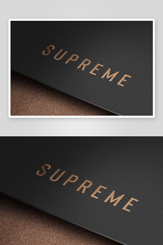 时尚高级LOGO样机mockup分层素材-众图网