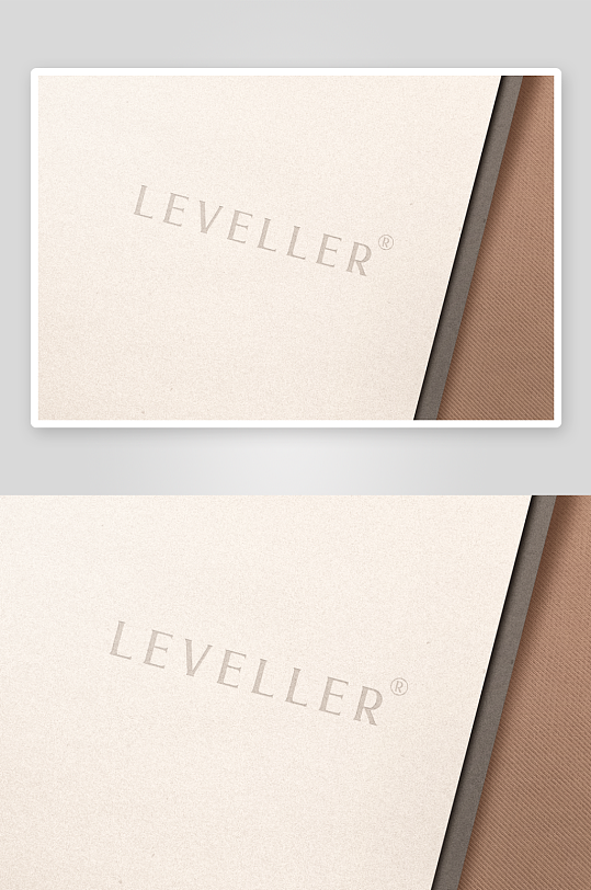 时尚高级LOGO样机mockup分层素材-众图网