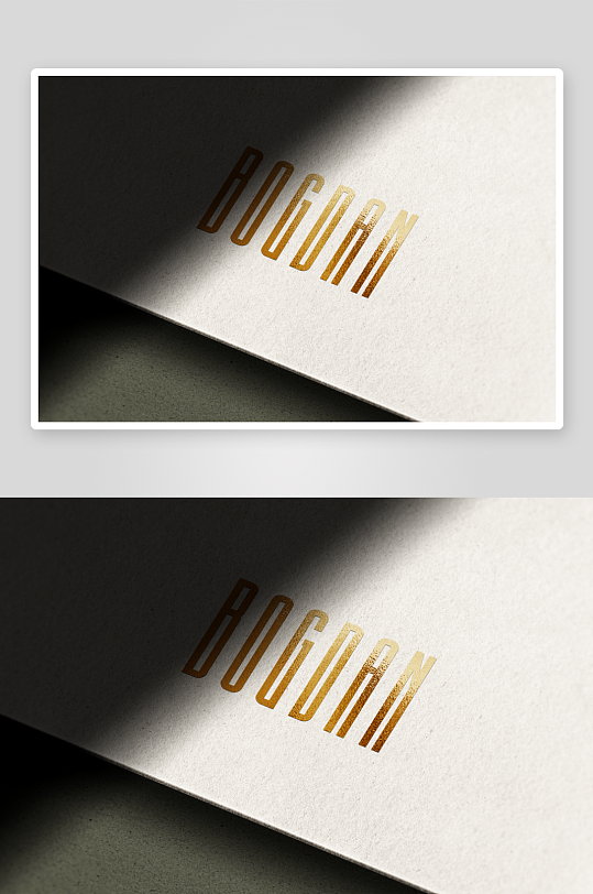 时尚高级LOGO样机mockup分层素材-众图网