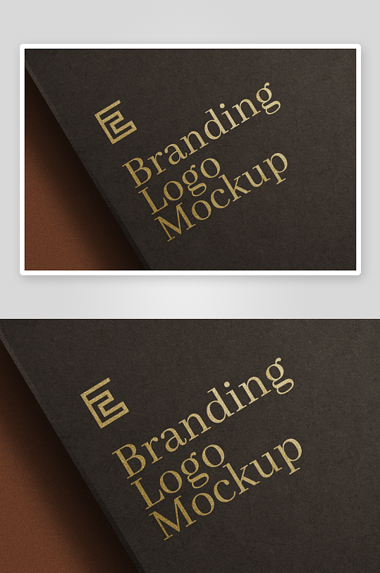 时尚高级LOGO样机mockup分层素材-众图网