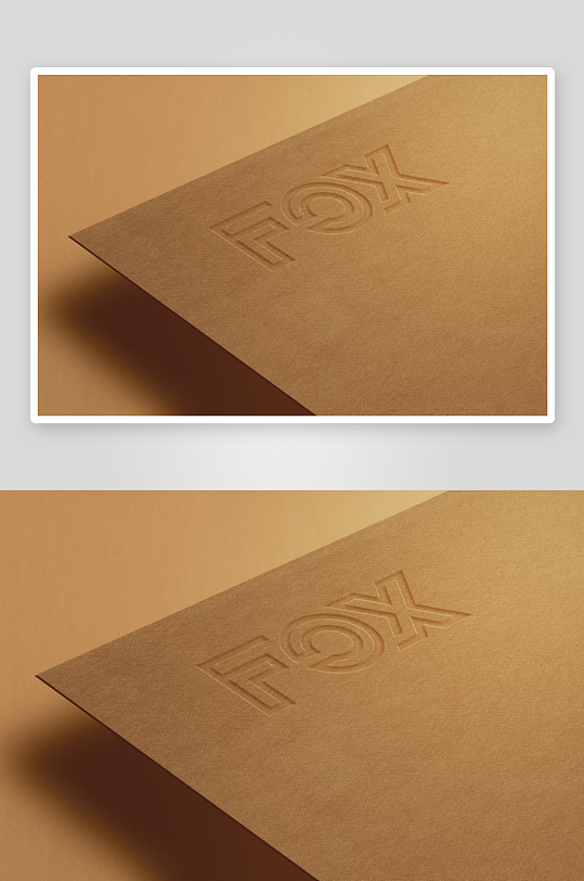 时尚高级LOGO样机mockup分层素材-众图网