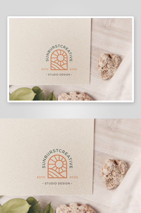 时尚高级LOGO样机mockup分层素材-众图网