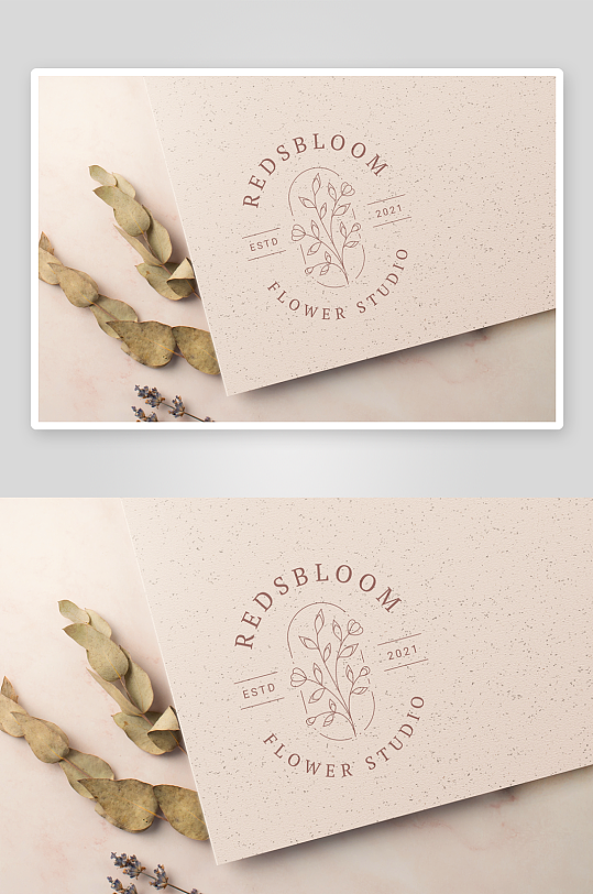 时尚高级LOGO样机mockup分层素材-众图网