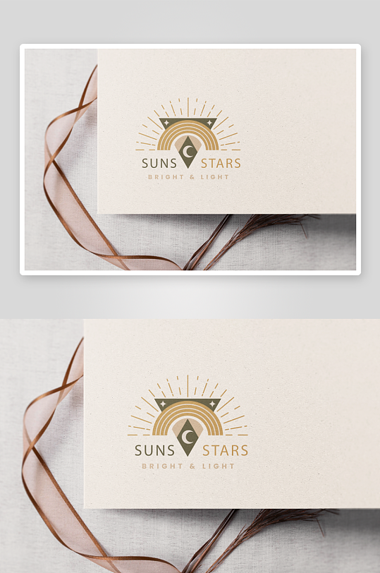 时尚高级LOGO样机mockup分层素材-众图网