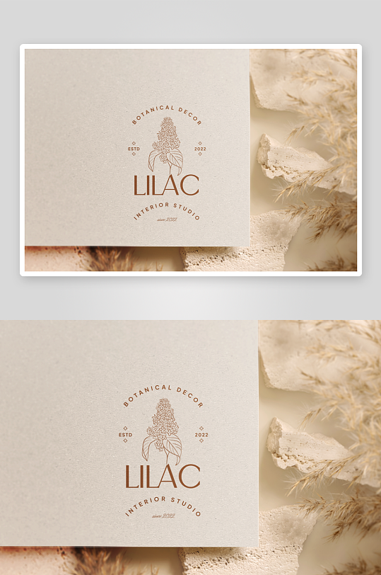 时尚高级LOGO样机mockup分层素材-众图网