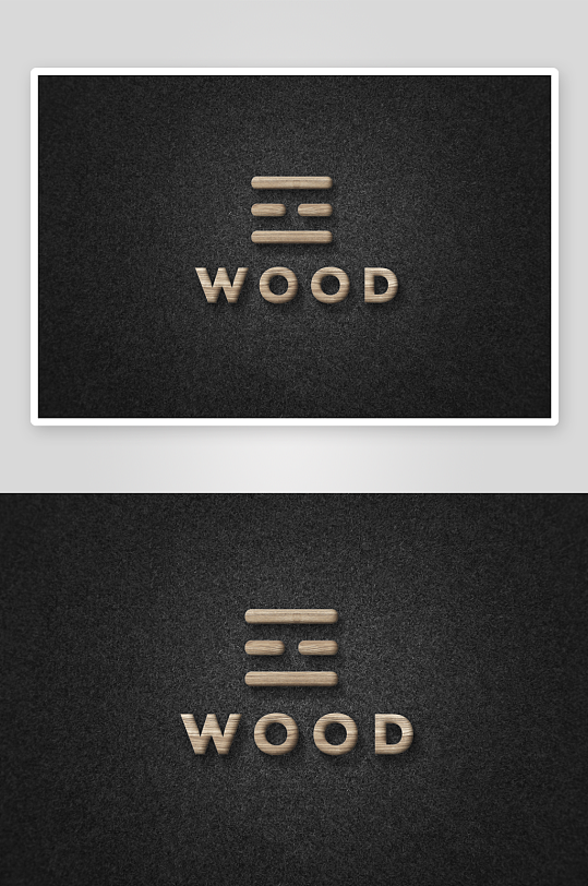 高档LOGO图标样机mockup分层素材-众图网