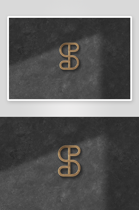 高档LOGO图标样机mockup分层素材-众图网