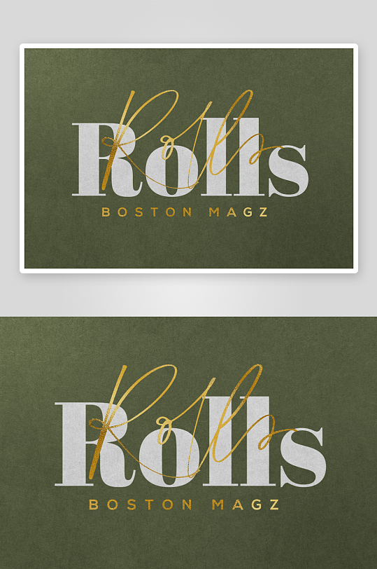 高级LOGO图标样机mockup分层素材-众图网