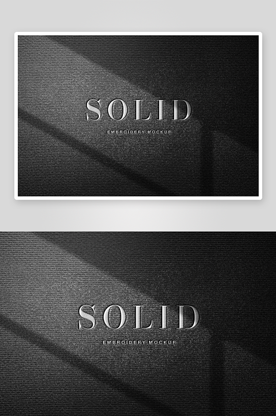 烫金LOGO图标样机mockup分层素材-众图网