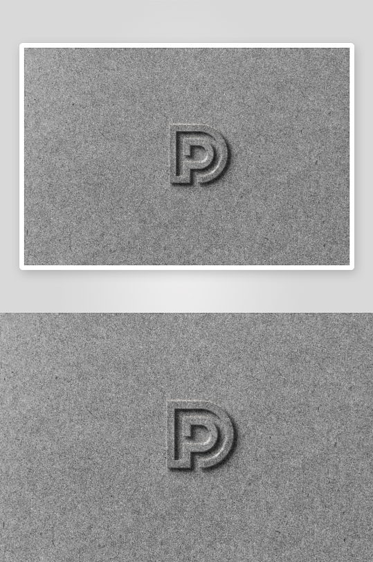 烫金LOGO图标样机mockup分层素材-众图网