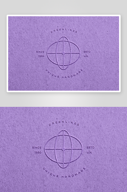 烫金LOGO图标样机mockup分层素材-众图网