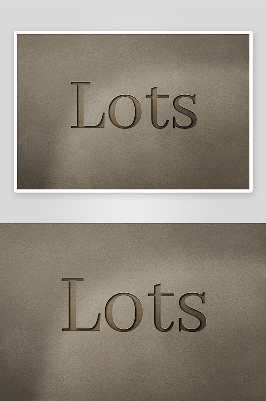 烫金LOGO图标样机mockup分层素材-众图网