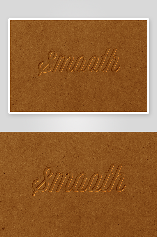 烫金LOGO图标样机mockup分层素材-众图网