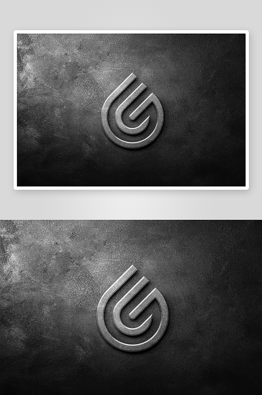 烫金LOGO图标样机mockup分层素材-众图网