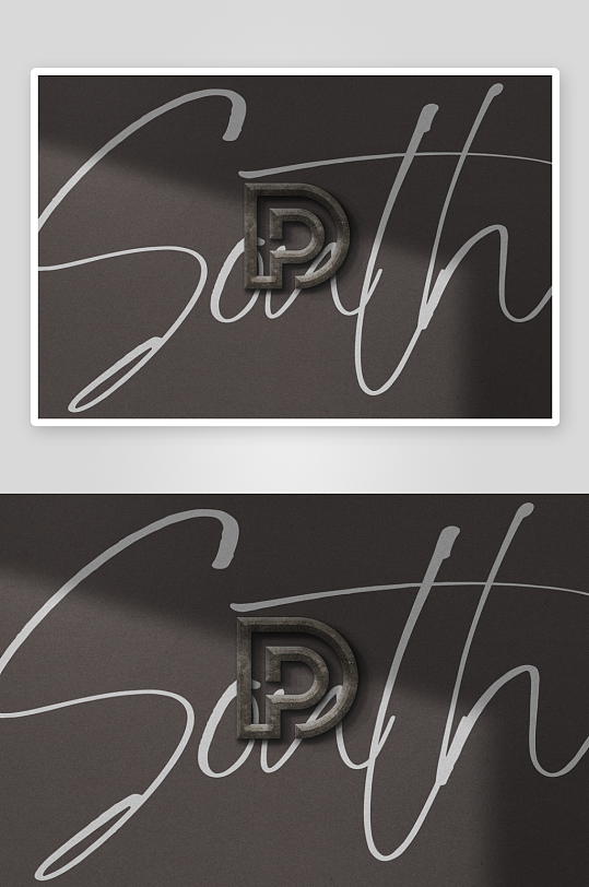 高级LOGO图标样机mockup分层素材-众图网