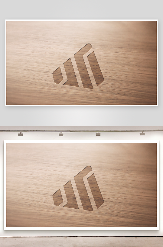 高级LOGO图标样机mockup分层素材-众图网