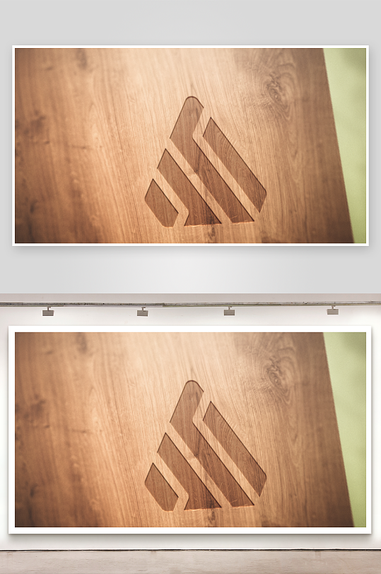 高级LOGO图标样机mockup分层素材-众图网