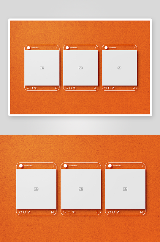 海报传单样机mockup分层素材-众图网