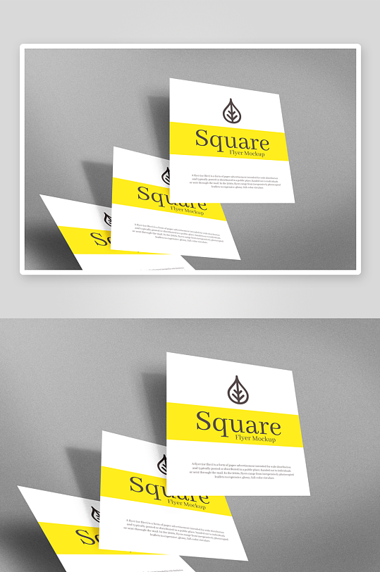 海报传单样机mockup分层素材-众图网