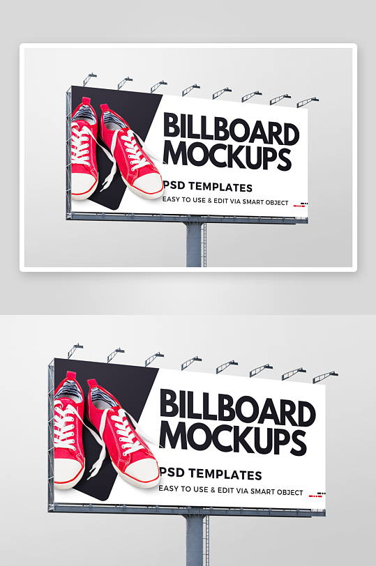 户外广告样机mockup分层素材-众图网