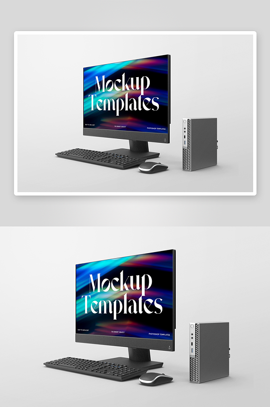 笔记本电脑样机mockup分层素材-众图网