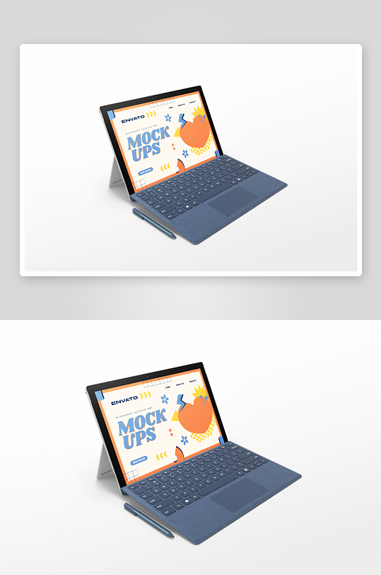 笔记本电脑样机mockup分层素材-众图网