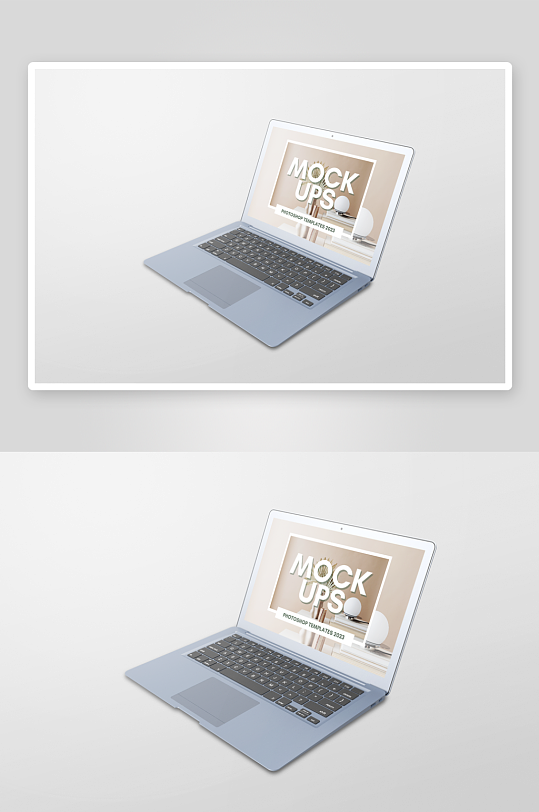 笔记本电脑样机mockup分层素材-众图网