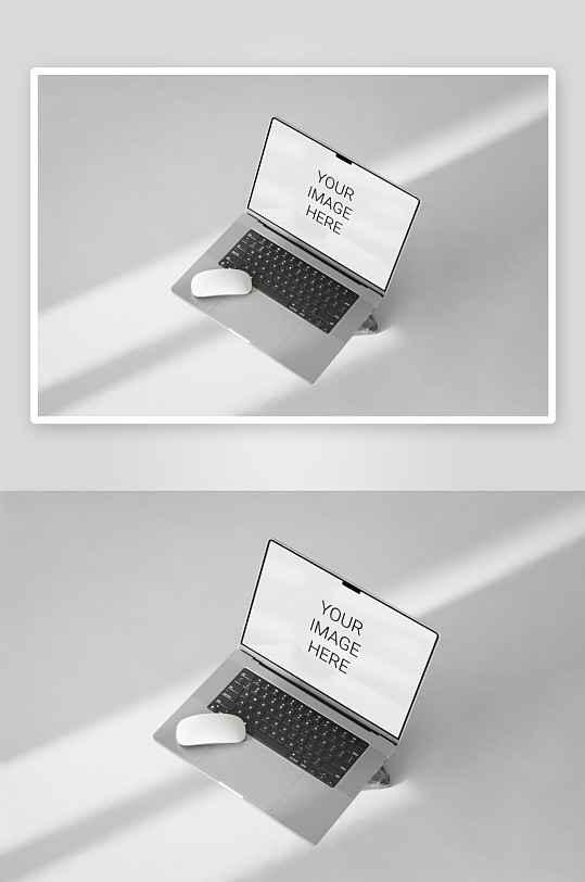 笔记本电脑样机mockup分层素材-众图网